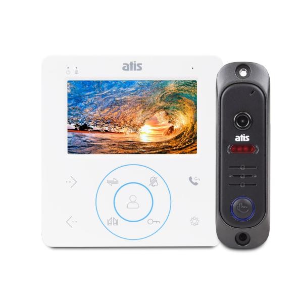 Детальное изображение товара "Видеодомофон ATIS AD-480 W Kit box" из каталога оборудования для видеонаблюдения
