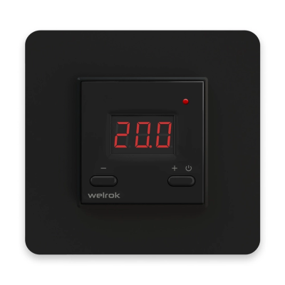 Терморегулятор для обогревателей Welrok vt bk Терморегулятор для обогревателей Welrok vt bk