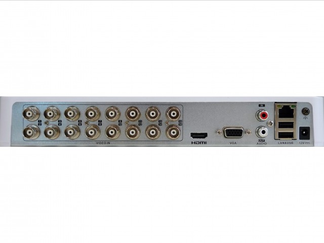 Детальное изображение товара "Гибридный видеорегистратор 16-канальный 6Мп HiWatch DS-H216QA (B)" из каталога оборудования для видеонаблюдения