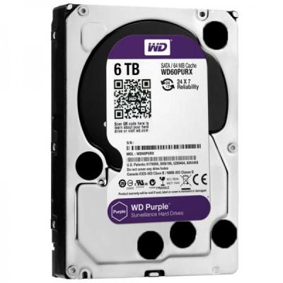 Жесткий диск 6 Тб для видеонаблюдения Western Digital Purple (WD60PURZ) Жесткий диск 6 Тб для видеонаблюдения Western Digital Purple (WD60PURZ)