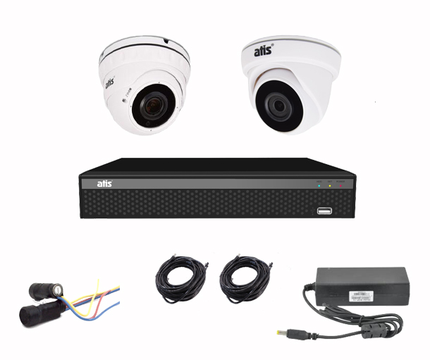 Комплект видеонаблюдения для магазина с 1 кассой
