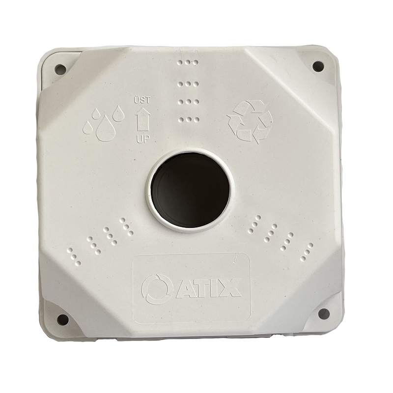 Детальное изображение товара "Монтажная коробка ATIХ уличная AT-MA-PJB01 для камер видеонаблюдения с резиновым уплотнителем" из каталога оборудования для видеонаблюдения