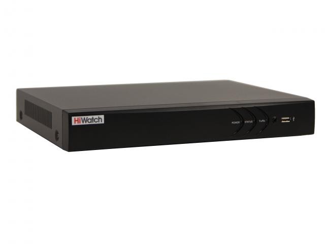 Детальное изображение товара "Гибридный видеорегистратор 4-канальнй 6Мп HiWatch DS-H304QA(C)" из каталога оборудования для видеонаблюдения